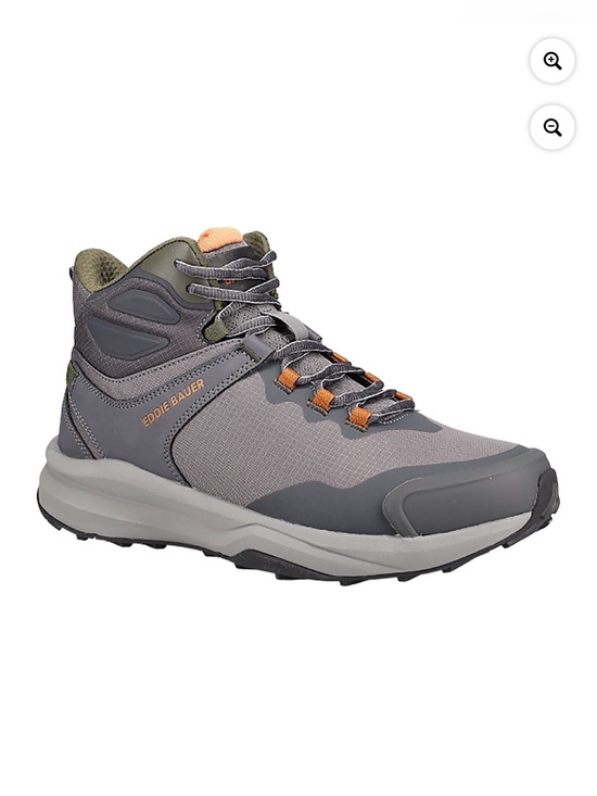 Eddie Bauer Other - Eddie Bauer Gray and Orange Men's Outdoor Boots